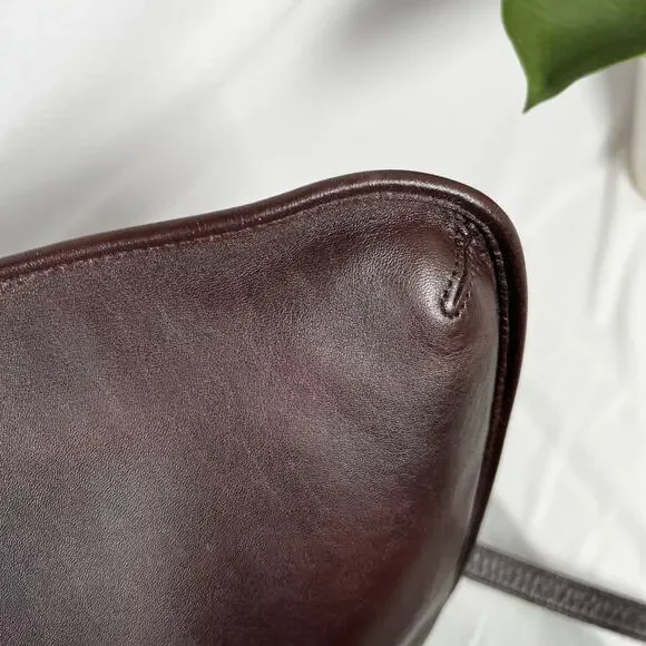 SOLD COACH Vintage 9134 Hippie Flap Bag Shoudler or Crossbody Brown - Picture 13 of 15